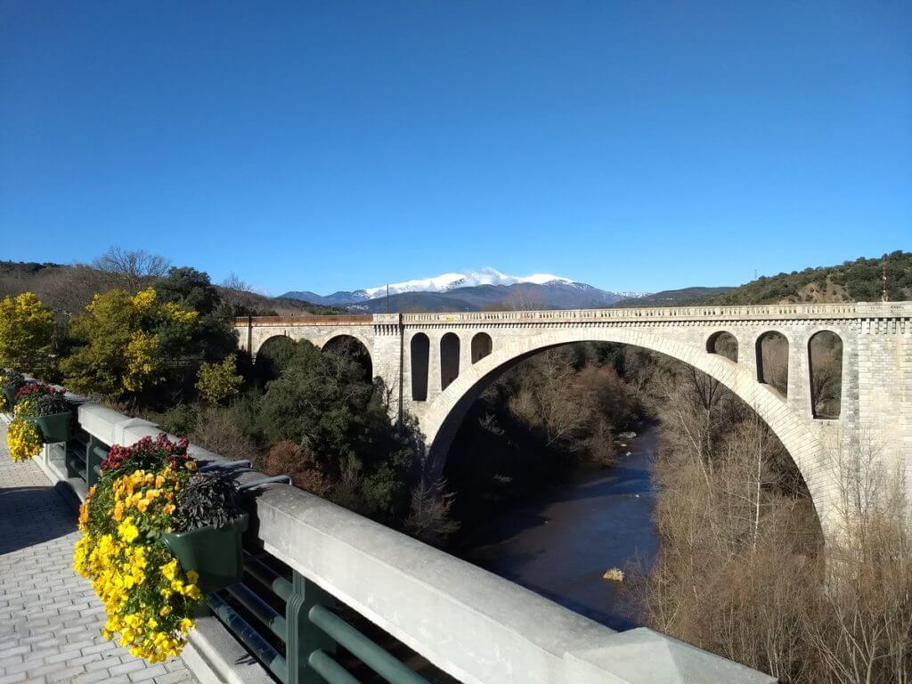 Céret, ponts, Canigou