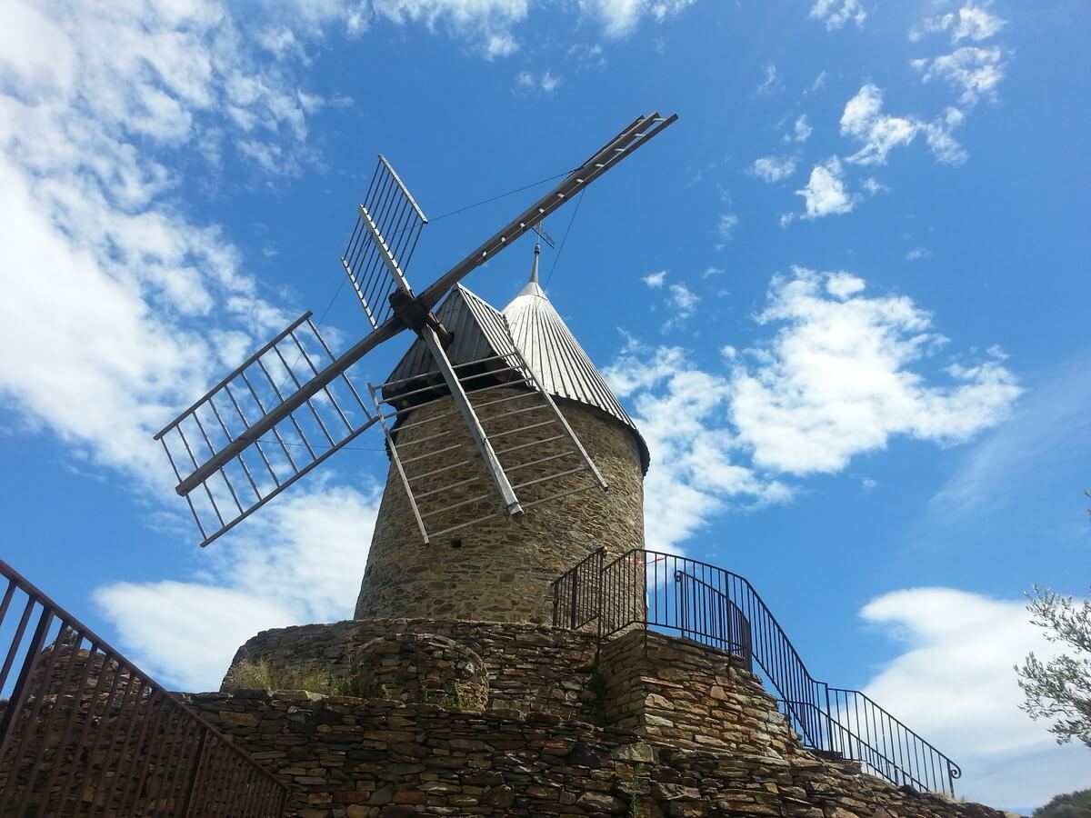 Collioure, Windmolen voor het persen van olijfolie