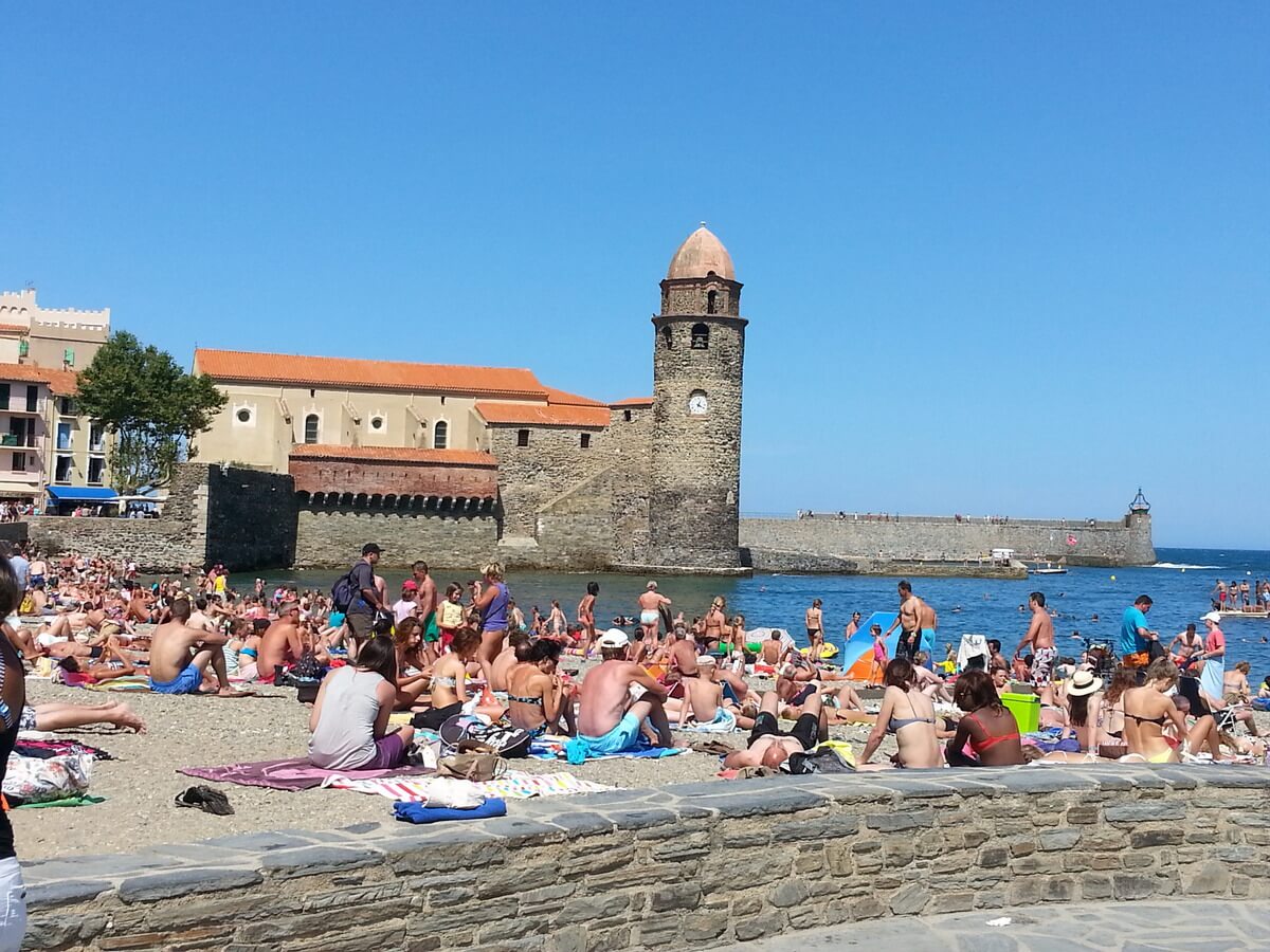 Collioure de kerk OLV. van de Engelen oftewel Eglise Notre Dame des Anges